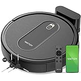 Vactidy Aspirateur Robot T6, Robot Aspirateur Puissance d'Aspiration, Contrôle Intelligent avec App/Alexa/Siri, Idéal pour Les Poils d'animaux, Cheveux, Poussière, Tapis et Sols Durs