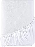 Utopia Bedding Protège Matelas 160 x 200 x 30 cm Imperméable, Certifié Oeko TEX, Alèse Drap Housse, Matelas Couvre, Respirant, Élastique Tout Autour